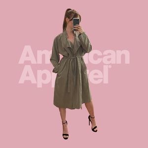 American Apparel Dylan Trench Coat / Brand New